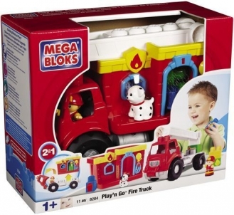 MEGA BLOKS Play`n GO Fire Truck 2in1 Linings and construction toys