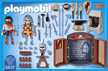 Konstruktorius Playmobil 5637 Knights Armoury Play Box - Multi-Colour