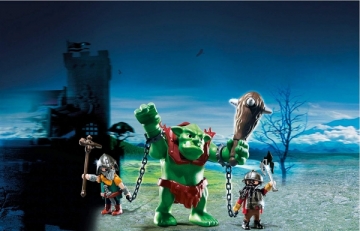 Konstruktorius Playmobil 6004 Giant Troll with Dwarf Fighters