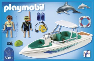 Konstruktorius Playmobil 6981 Diving Trip with Speedboat