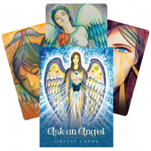 Kortos Ask an Angel Oracle Blue Angel Taro kārtis