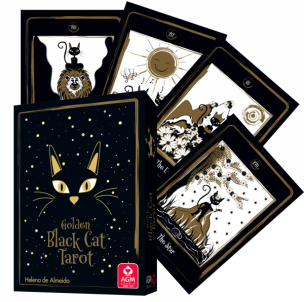 Kortos Golden Black Cat Tarot 