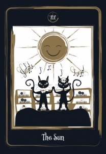 Kortos Golden Black Cat Tarot
