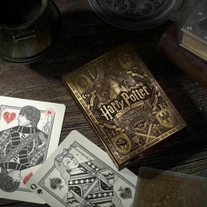 Kortos Harry Potter Hufflepuff Geltonos Theory11 žaidimo