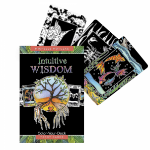 Kortos Intuitive Wisdom Tarot ir knyga