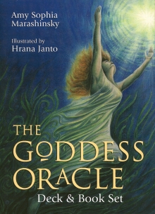 Kortos Oracle The Goddess ir knygų rinkinys