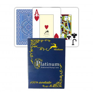 Kortos Ramino Acetate Quality žaidimų (mėlynos) Kārtis, pokera čipi un komplekti