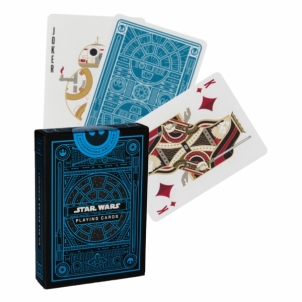Kortos Star Wars Light Side (mėlynos) Kārtis, pokera čipi un komplekti