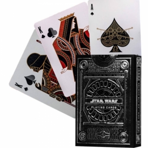 Kortos Star Wars Silver Dark Theory 11 Kārtis, pokera čipi un komplekti