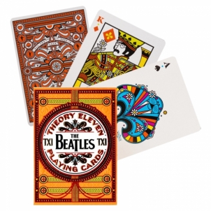Kortos Theory11 The Beatles žaidimo (oranžinės) Kārtis, pokera čipi un komplekti