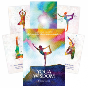 Kortos Yoga Wisdom Oracle Blue Angel Taro kārtis