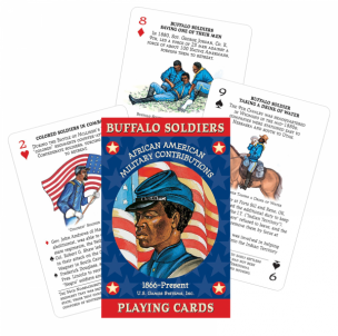 Kortų žaidimas Buffalo Soldiers Us Games Systems Kārtis, pokera čipi un komplekti