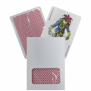 Kortų žaidimas Copag 4 Corner Regular Index (raudonos) Kārtis, pokera čipi un komplekti