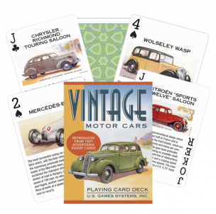 Kortų žaidimas Vintage Motor Cars Us Games Systems