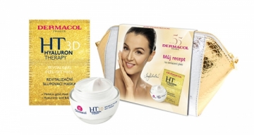 Cosmetic set Dermacol Hyaluron Therapy III skin care gift set. 