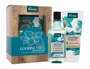 Kosmetikos rinkinys Dušo želė Kneipp Goodbye Stress Shower Gel 250ml Duo Set Kvepalų ir kosmetikos rinkiniai