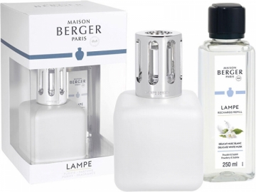 Cosmetic set Maison Berger Paris Gift set catalytic lamp Glacon white + refill Fine white musk 250 ml Kvepalų ir kosmetikos rinkiniai