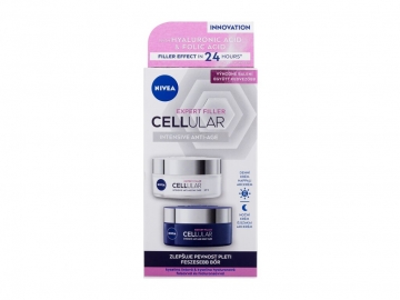 Cosmetic set Nivea Hyaluron CELLular Filler SPF15 Day Cream 50ml Kvepalų ir kosmetikos rinkiniai