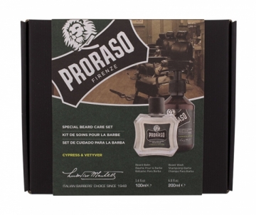 Kosmetikos rinkinys Proraso Gift set of products for the care of the beard Cypress & Vetyver Kvepalų ir kosmetikos rinkiniai