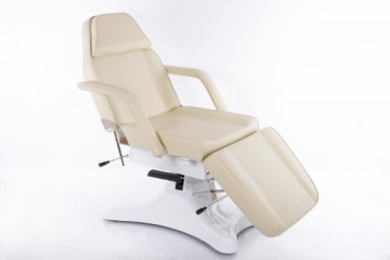 Kosmetologinis krėslas - kušetė Hydro-1-beige Kosmetologinės kėdės