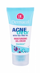 Kremas veidui Dermacol AcneClear Moisturising Gel-Cream Cosmetic 50ml Kremai veidui