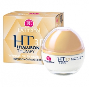 Kremas veidui Dermacol Hyaluron Therapy 3D Night Cream Cosmetic 50ml Kremai veidui