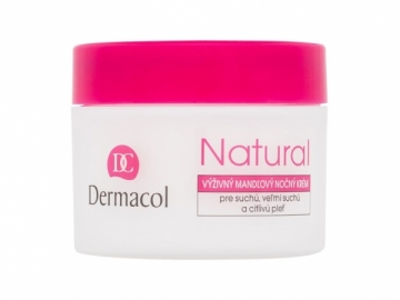 Kremas veidui Dermacol Natural Almond Night Cream Cosmetic 50ml Kremai veidui