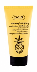 Kremas Ziaja Pineapple Body Scrub Cellulite and Stretch Marks 160ml Kosmētika ādas nostiprināšanai