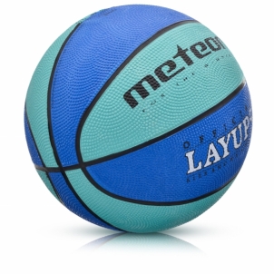 Krepšinio kamuolys METEOR LAYUP #5 Mėlynas
