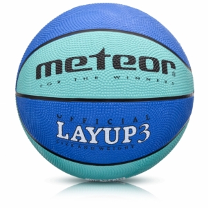 Krepšinio kamuolys Meteor Layup 3 Mėlyna