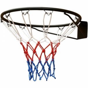 Krepšinio lankas su tinkleliu Enero 45 cm juodas 1030814 Basketbola stīpu