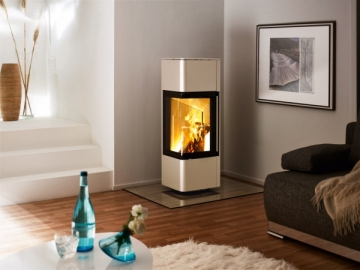 Oven Spartherm CUBO S RLU, perle spalva Fireplace, sauna stoves