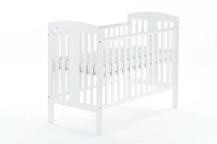 Kūdikio lovytė, 124x65x100 cm, balta Lovytės kūdikiams