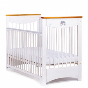 Kūdikio lovytė 128,5x66x92 cm, balta 