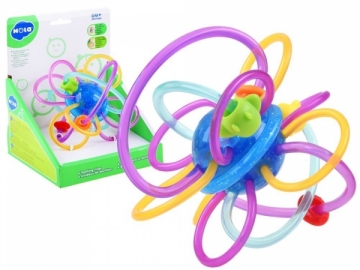 Kūdikių kramtukas - barškutis "Hola", violetinis Toys for babies