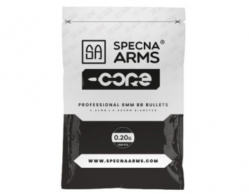 Kulkos AEG 0,20g Specna Arms Core 1000 vnt Bb shot, gas