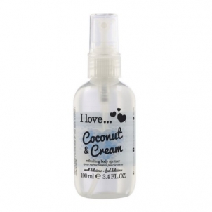 Kūno kremas I Love (Coconut & Cream Refreshing Body Spritzer) 100 ml Ķermeņa krēmi, losjoni