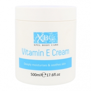 Kūno kremas Xpel Body Care Vitamin E Cream Cosmetic 500ml Kūno kremai, losjonai