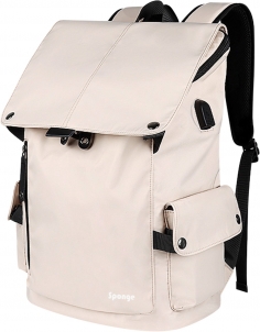 Kuprinė Sponge Tourist Backpack 15.6 black Ceļojumu somas, mugursomas, koferi