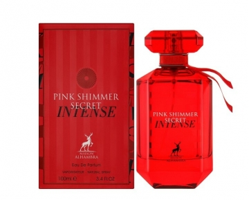 Kvepalai Alhambra Pink Shimmer Secret Intense - EDP - 100 ml Sieviešu smaržas