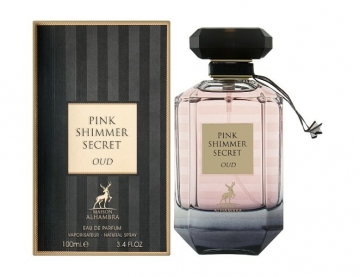 Kvepalai Alhambra Pink Shimmer Secret Oud - EDP - 100 ml Sieviešu smaržas