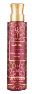 Kvepalai Hamidi Natural Mukhallat Musk - parfémová voda bez alkoholu - 100 ml 