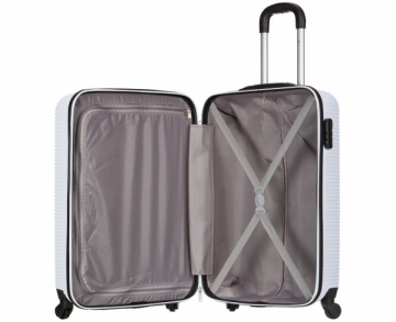 Lagaminas Azure Cestovní kufr SIROCCO 40L T-1039/3-50 bílá null