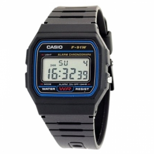 Laikrodis Casio F-91W-1YEG Unisex laikrodžiai