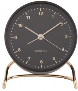 Laikrodis Karlsson Alarm Clock Clock Stylish KA5764BK