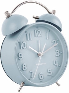 Laikrodis Karlsson Alarm Clock Iconic KA5784LB Interjera pulksteņi, meteoroloģiskās stacijas