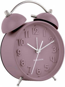 Laikrodis Karlsson Alarm Clock Iconic KA5784PU Interjero laikrodžiai, metereologinės stotelės
