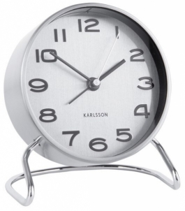 Laikrodis Karlsson Clock Classical alarm clock KA5763SI Interjero laikrodžiai, metereologinės stotelės