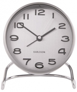 Laikrodis Karlsson Clock Classical alarm clock KA5763SI