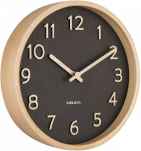 Laikrodis Karlsson Nástěnné hodiny KA5851BK Interjero laikrodžiai, metereologinės stotelės
